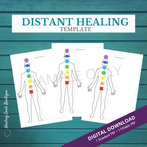 Modelo de Cura à Distância, Modelo de Reiki, Reiki à Distância, Ferramentas de Cura Energética, Formulários de Reiki Preencháveis, para Praticantes de Reiki, Mestre de Reiki