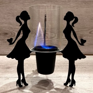 Biofireplace Draco &quot;Romantic&quot; - Portable Tabletop Fire Pit/Table Top Alcohol Decor/Birthday Gifts/Halloween/Christmas/New year