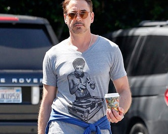 bruce lee dj shirt tony stark