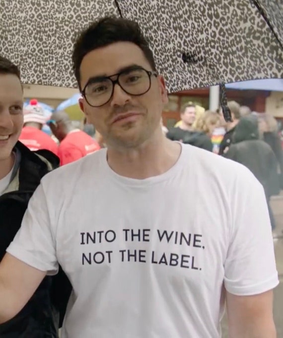 Into The Wine Not The Label T Shirt David Rose Wine Tee Tops