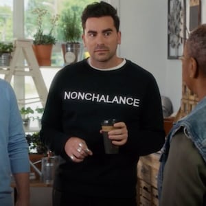 Nonchalance Sweatshirt - David Rose Nonchalance Sweater - Dan Levy Lover Gift - David Fans Gifts Idea Birthday Party or Christmas costume