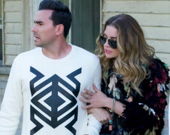 David Rose White Sweater David Rose 