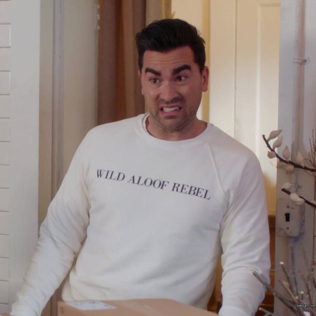 Wild Aloof Rebel David Rose Sweatshirt Wild Aloof Rebel White Sweater