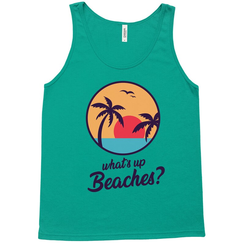 Whats Up Beaches Tank Top Jersey Brooklyn 99 Captain Holt | Etsy