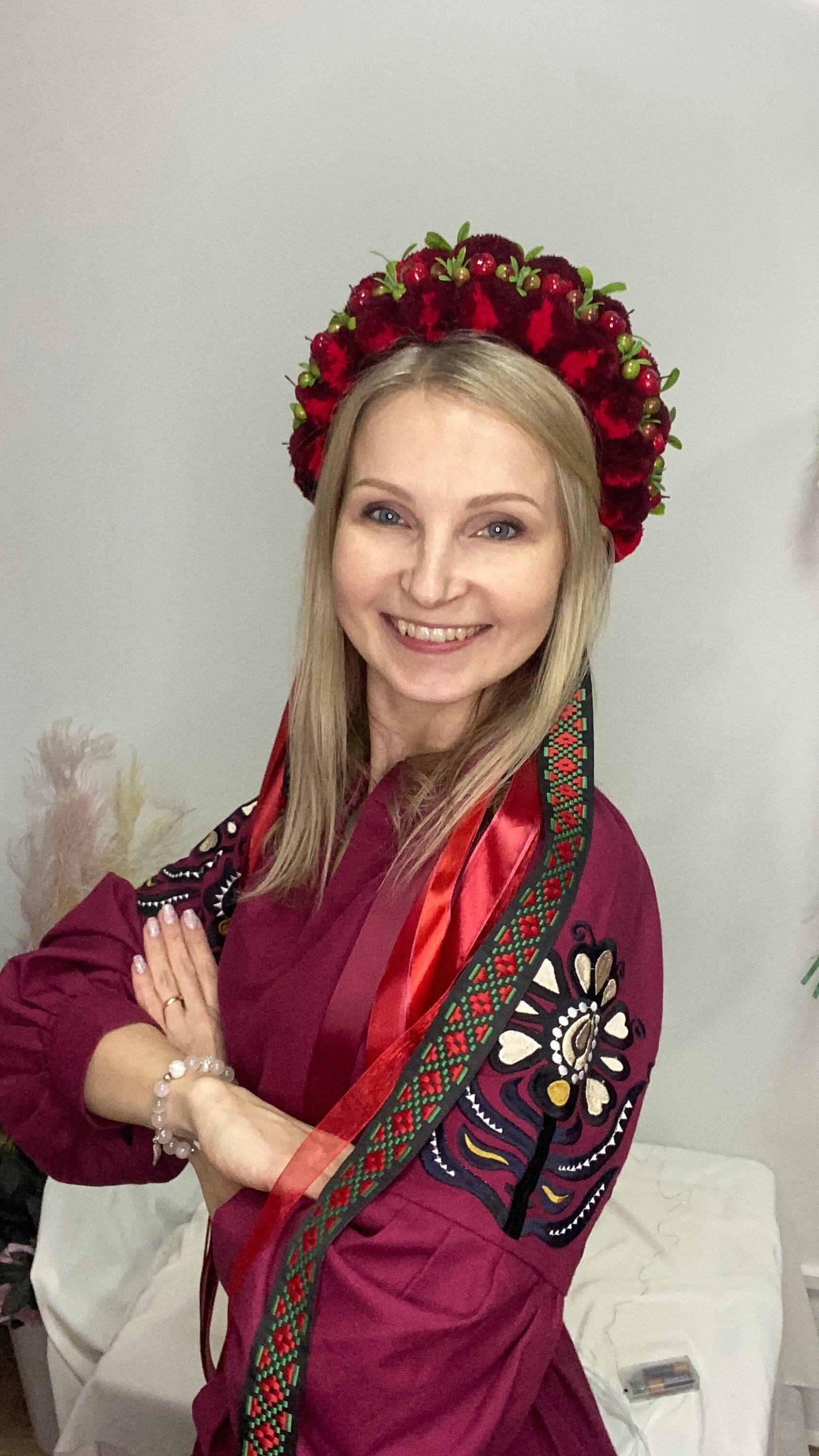 ukrainian wedding headpiece