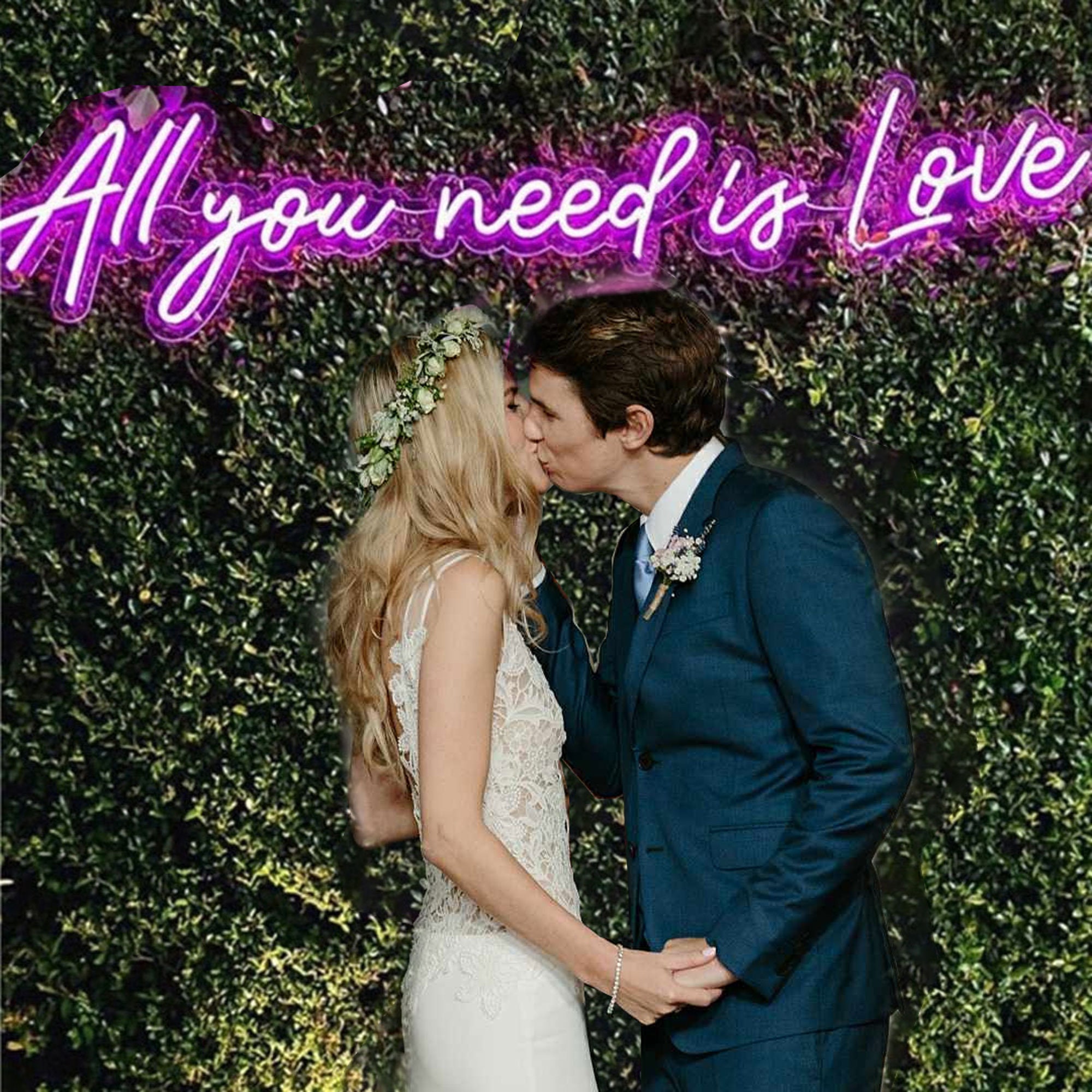 Neon Sign On Greenery Wall ubicaciondepersonas.cdmx.gob.mx