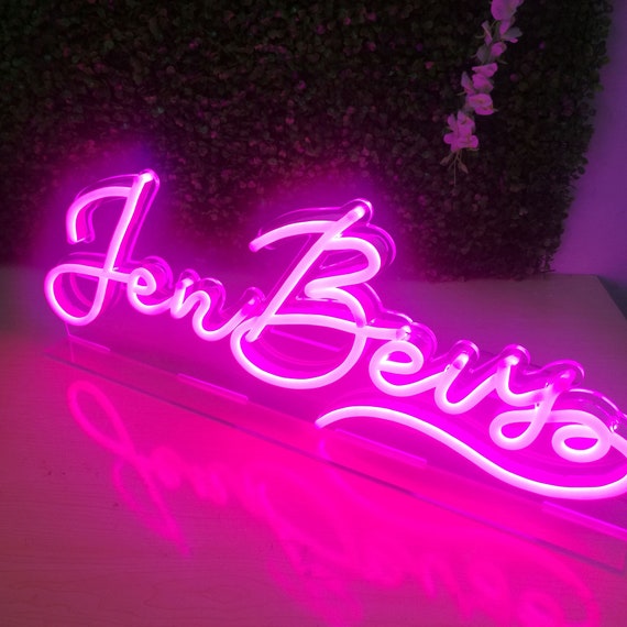  SIGNCLUBS Custom Neon Signs for Wall Decor, Large Personalized Neon  Sign with Dimmer Customized Light Up Sign Birthday Christmas Wedding Gift  Bar Party Bedroom Customizable Neon Logo Name Light 