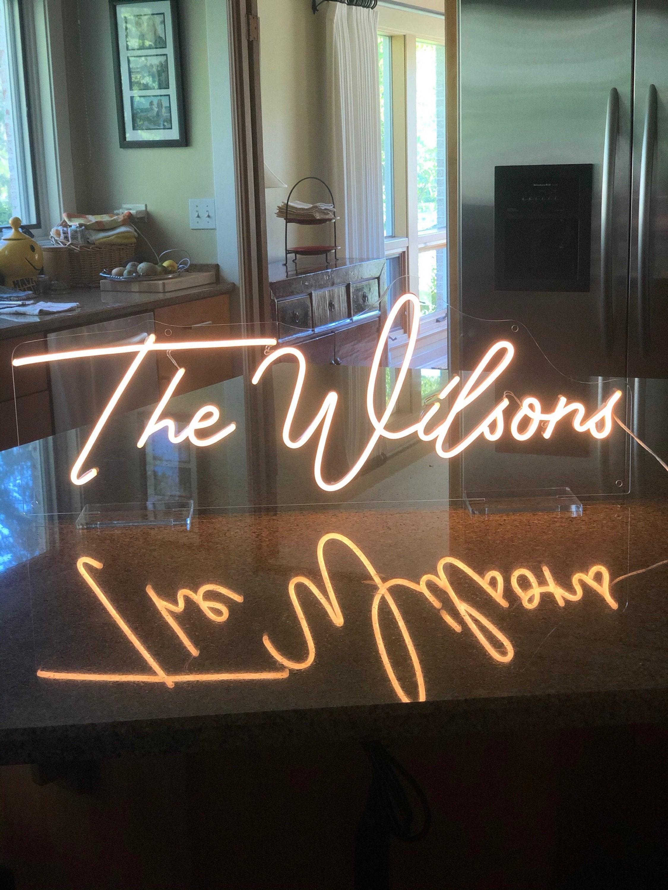 Wedding Table Neon Sign Custom Led Light Flex Led Neon Light Etsy