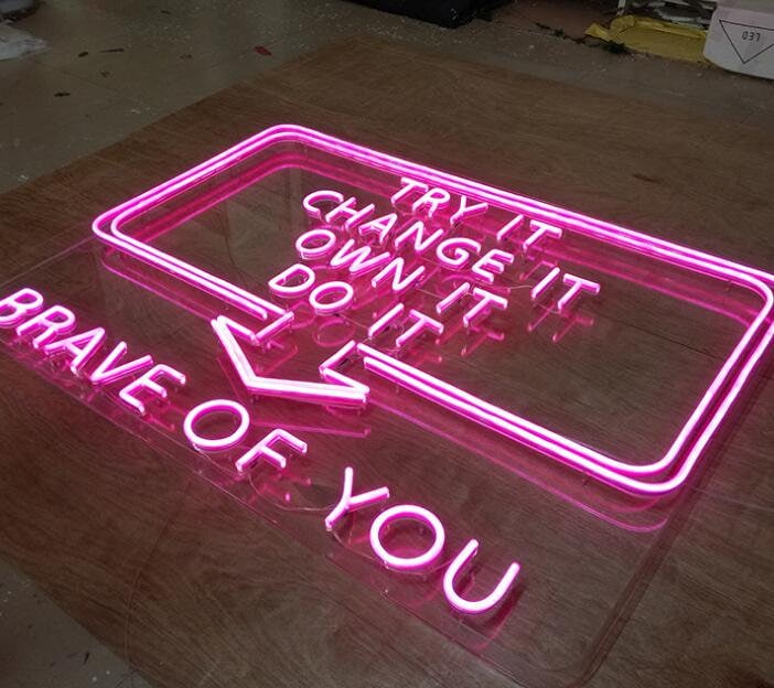 Neon Sign Wedding Custom Flex Led Neon Light Sign Led Logo Etsy