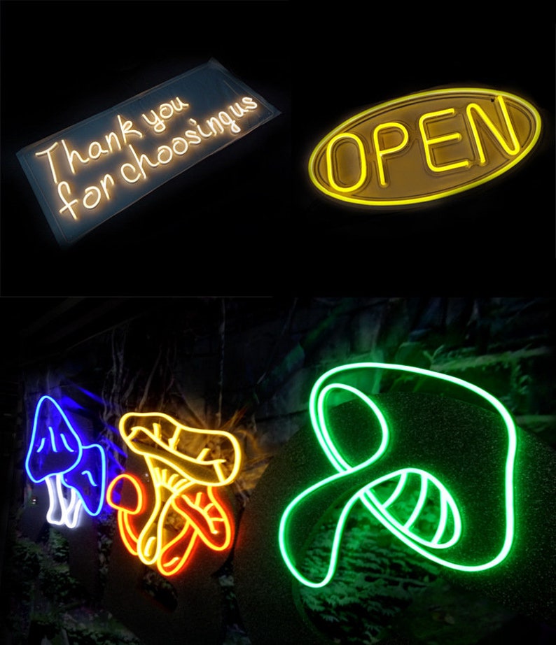 Neon Sign Wedding Custom Flex Led Neon Light Sign Led Logo | Etsy