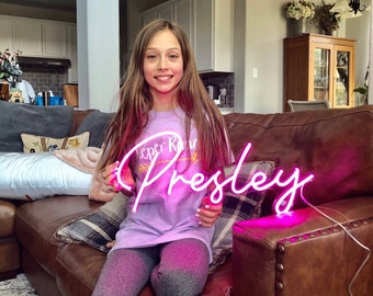 Benutzerdefinierte Neon Schild Kinder Name Familienname Benutzerdefinierte Flex Led Neonlicht Babyparty Kinderzimmer Deko Ins Bettlicht Geschenkidee Weihnachtsgeschenke Idee