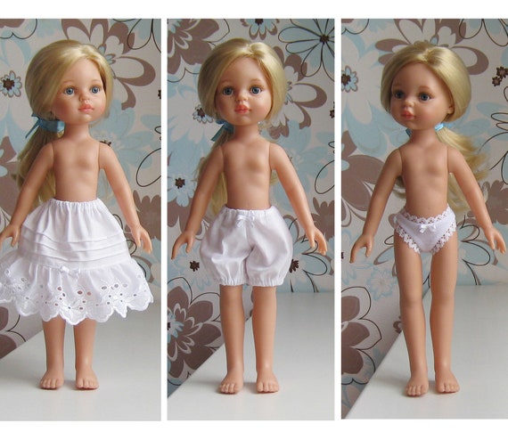 Underwear Paola Reina, Panties for Paola Reina, Panties for dolls, Petticoat for dolls, Doll Paola Reina, Dolls clothes, Drawers for dolls