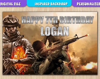 Call Of Duty Party Supplies Etsy