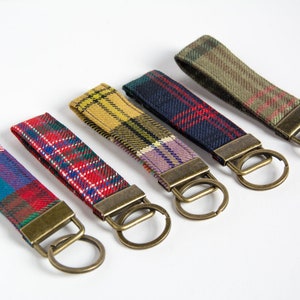 Custom made Scottish tartan key fob | Custom tartan key ring | Tartan gift | Custom made Scottish gifts | Unisex gift
