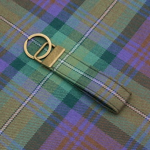 Isle of Skye tartan key fob | Scottish tartan key ring | Scottish tartan key fob | Scottish gifts made in Edinburgh