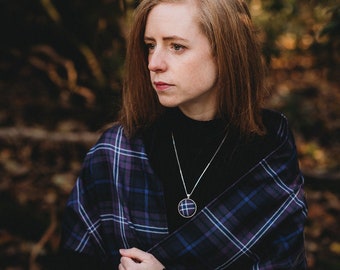 Scotland Forever tartan scarf | Unisex scottish tartan scarf made in Edinburgh | Scottish scarf | Scottish gifts | Scotland Forever gifts