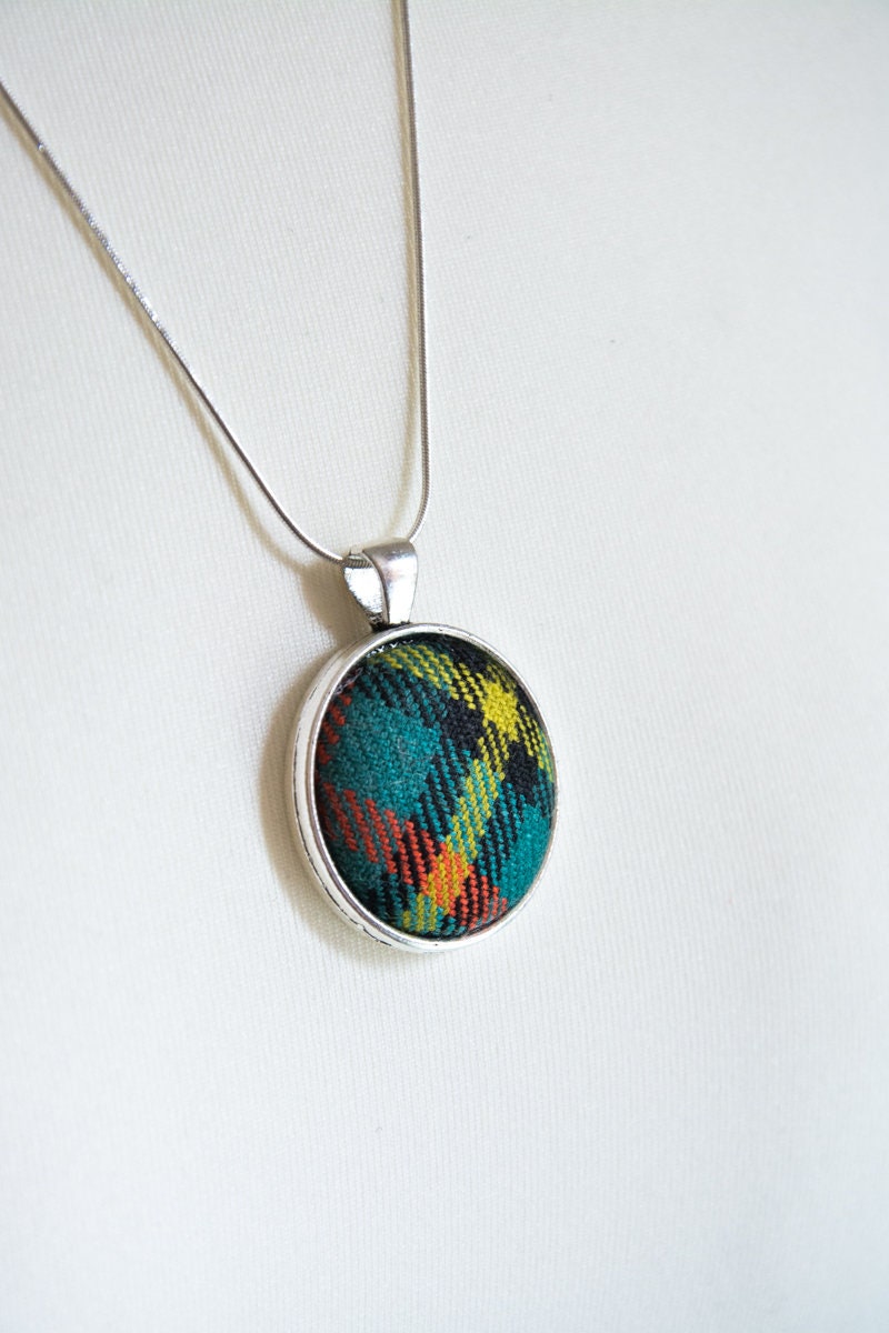 Gillies tartan pendant Gillies clan gift Tartan gifts Etsy