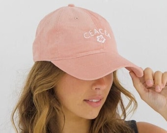 Corduroy cap sun safe beach wear tan, black, cream, pink, sage