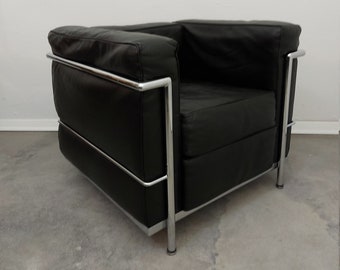 LC2- Style Fauteuil Le Corbusier, années 1990