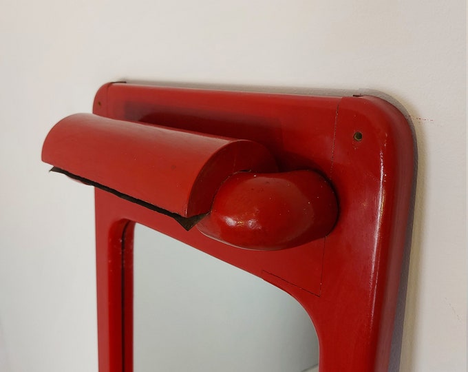 Vintage WALL Mirror With Lights, 1970s Etsy