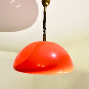 Guzzini/Meblo Pendant Light, 1970s image 5