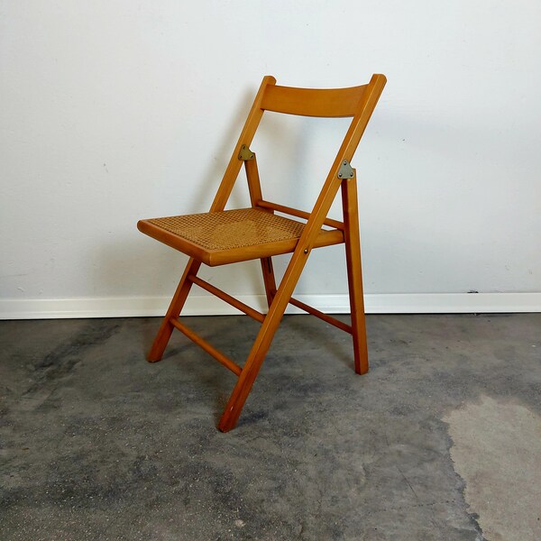 Folding Cane Chair Etsy