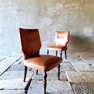 Side chairs 1950s Italy - pair