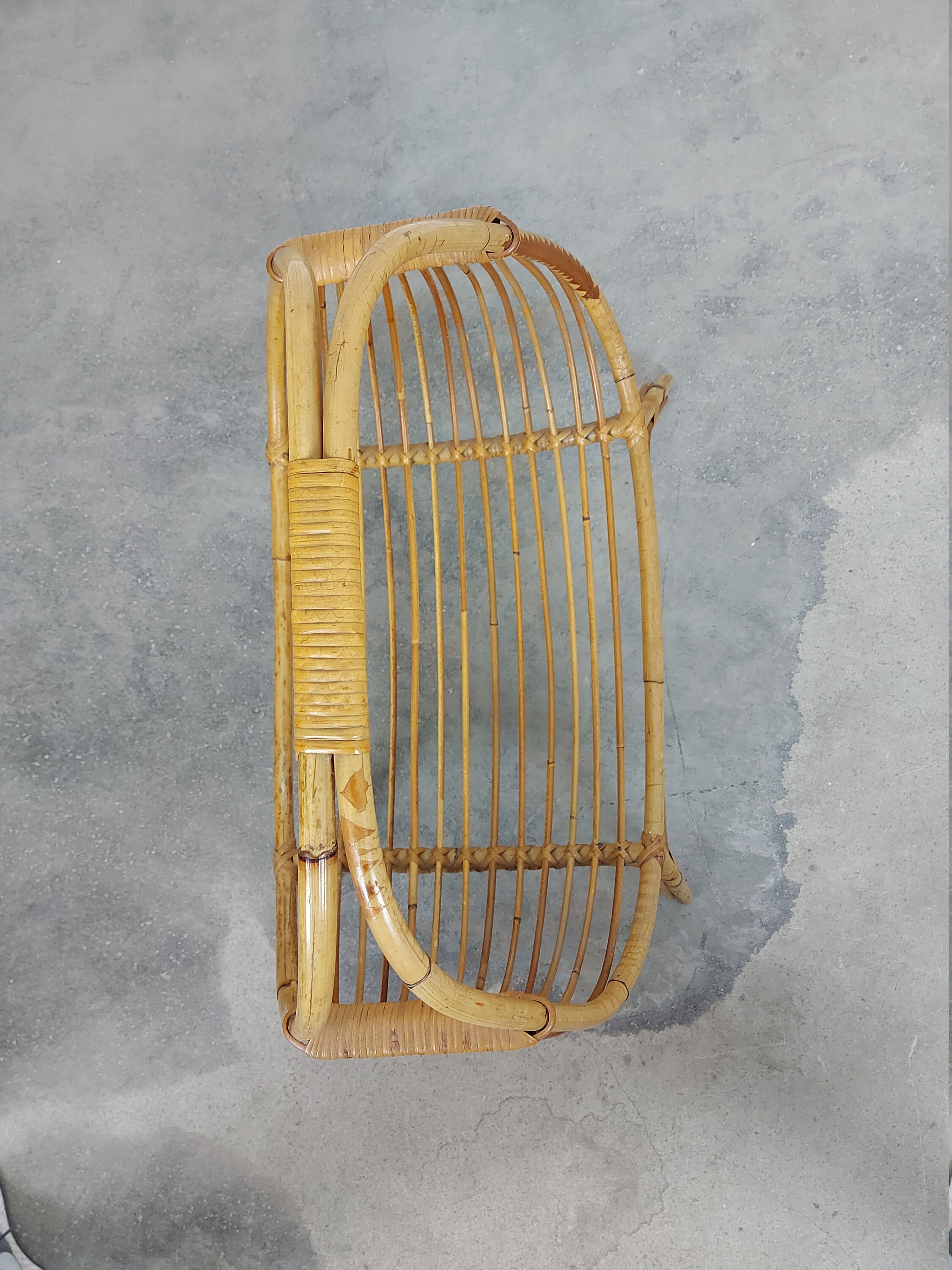 Bamboo Magazine Rack - Etsy