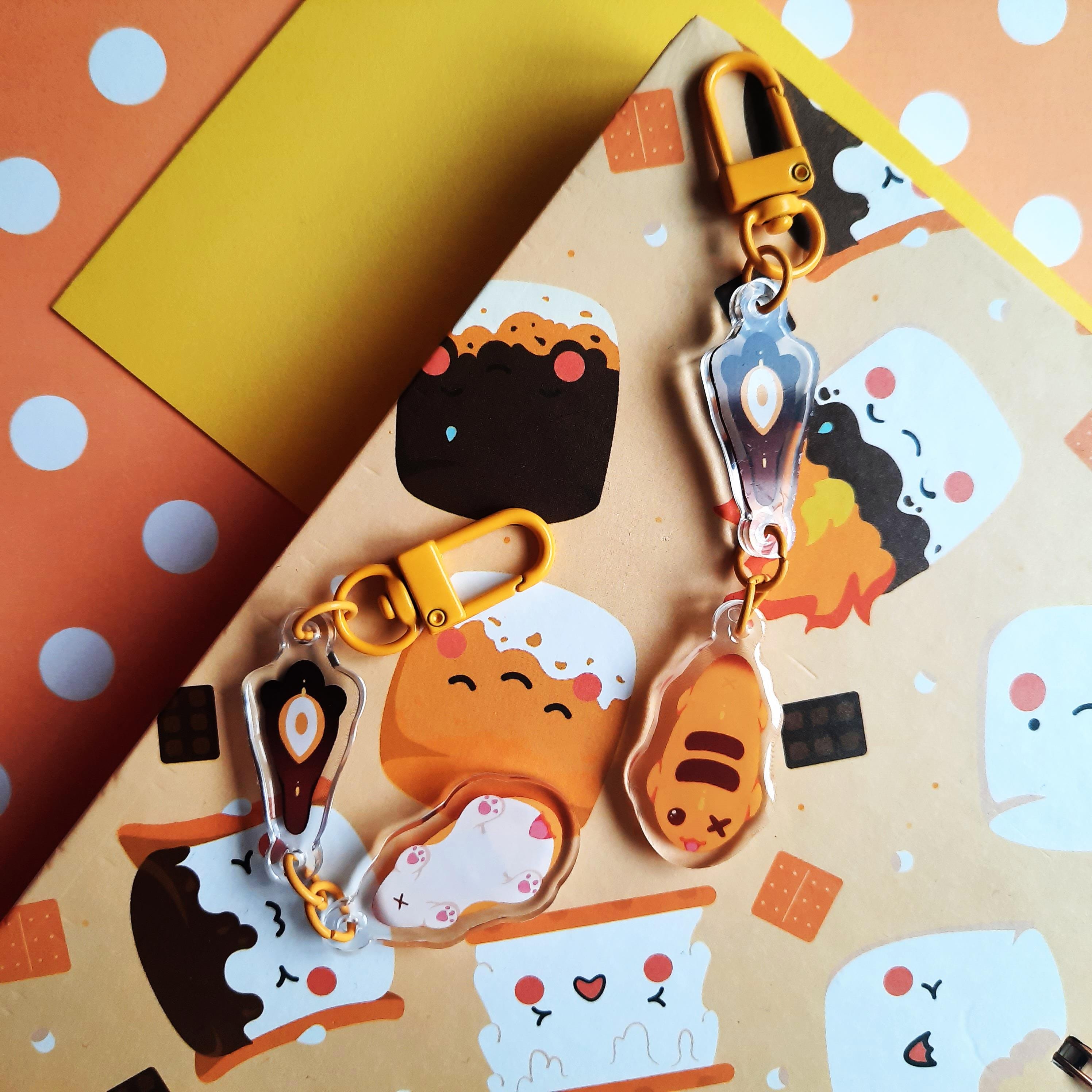 UNIS MoshiMoshi 日本ファンミ 限定 アクリルキーホルダー Hololive EN Justice Gigi Murin Grem Kawaii Anime Keychain Charm - Etsy