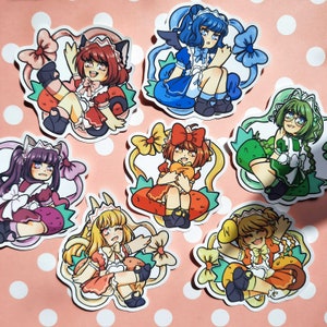 Tokyo Mew Mew New Chibi Kawaii Vinyl Stickers Ribbon Style