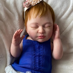 20-inch full silicone doll with grafted hair and armor on arms
