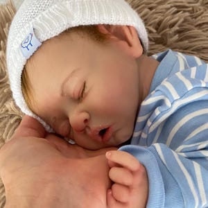 Full body silicone doll 45 cm boy poseable arms and legs