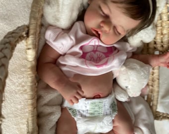 Muñeca silicona cuerpo completo 47 cm