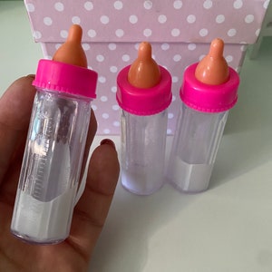Magic bottles with moving milk for tiny babies (only one unit included)