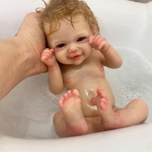 Full silicone baby articulated platinum full body 13 inches