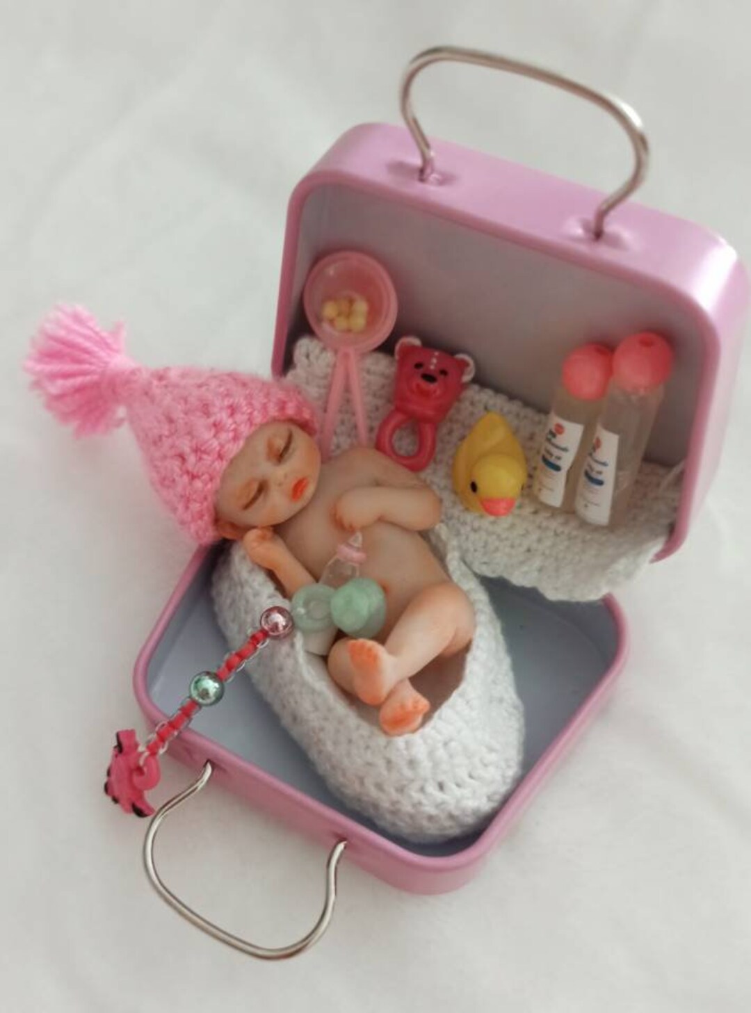 Miniature Reborn Baby Girl, Free Legs and Hands 1/12 Scale Dollhouse  Babies, Ooak Baby Accessories -  New Zealand