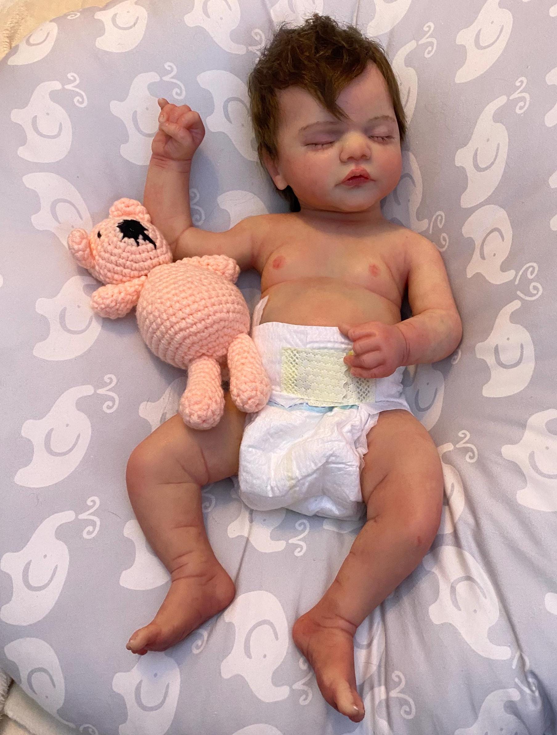 プラチナシリコンリボーンベビー全身18インチ - Etsy 日本