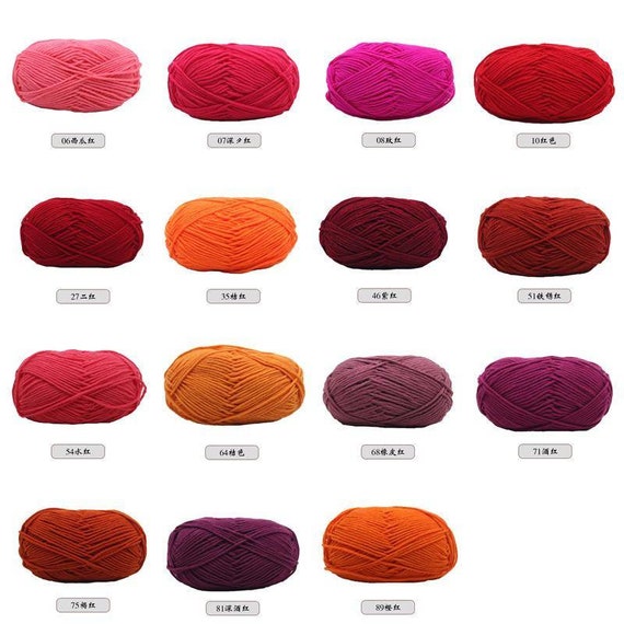 250g*1 Pieces 8 Strands 100% Cotton Baby Yarn For Knitting Crochet