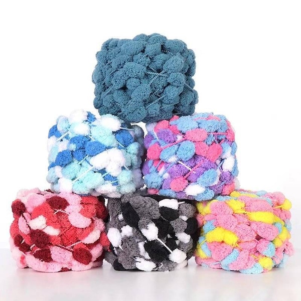 52 couleurs 120g/boule 25M fil à billes bricolage à la main laine à tricoter acrylique Crochet fil pour tricoter tapis tapis coussin fils