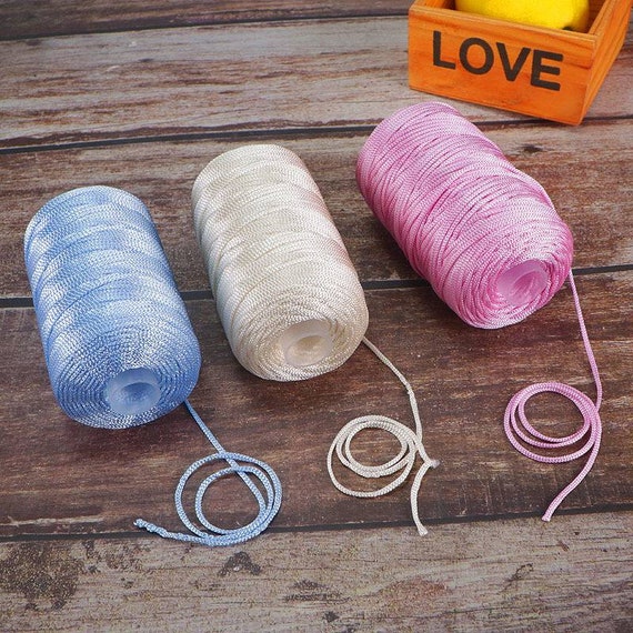 27colors 125g High Quality Crochet Nylon Yarn for DIY Handmade