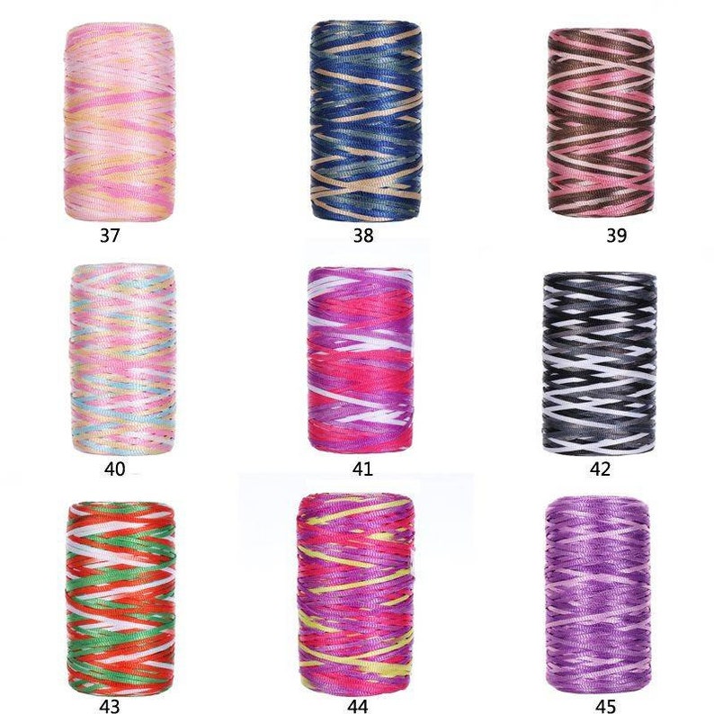 51colors 100g 3mm High Quality Crochet Flat Nylon Yarn for DIY Handmade