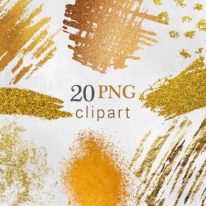 Golden elements digital pack, Instant download, Gold design elements clipart, Gold Texture, Metallic Foil, Abstract Background