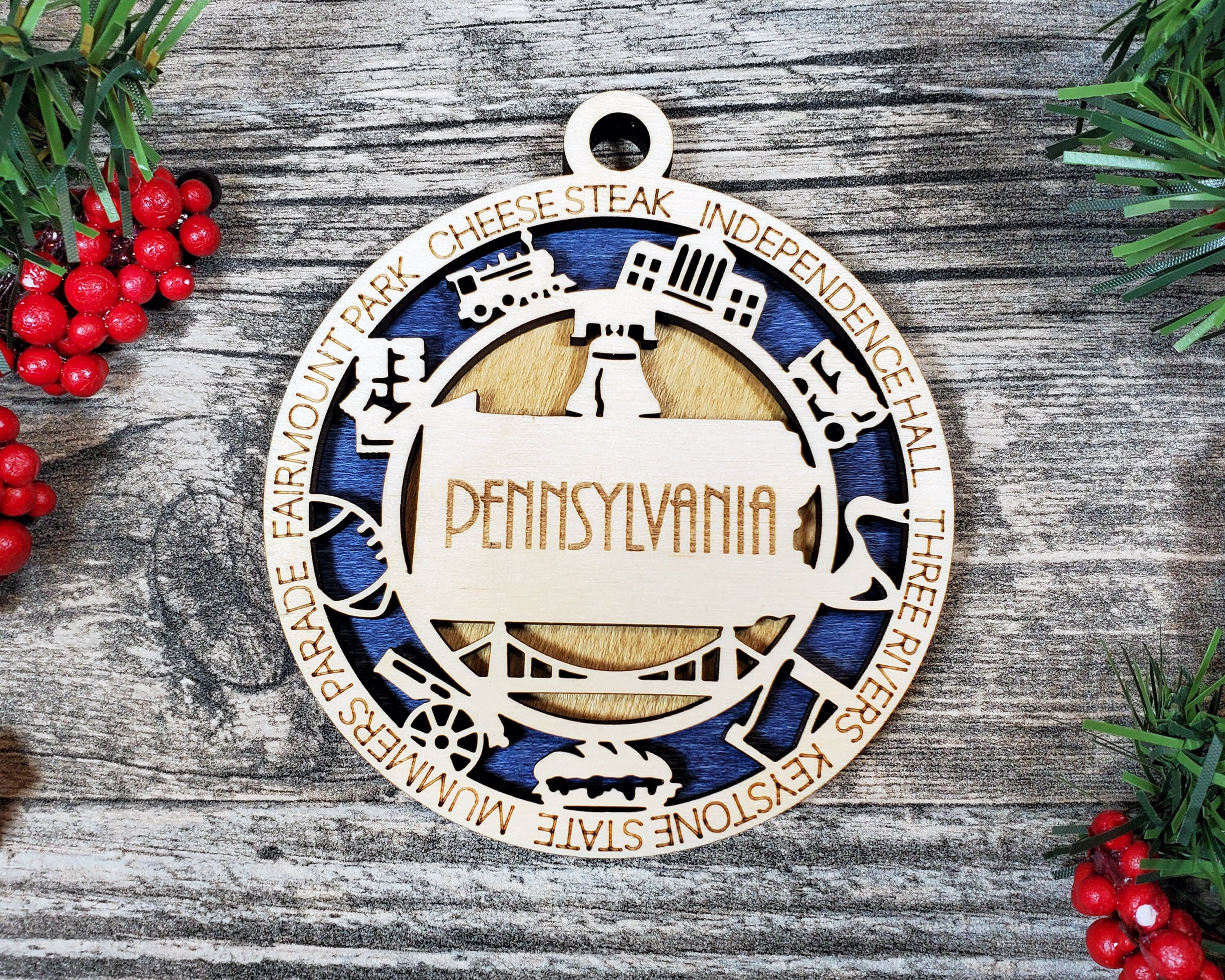 State Christmas Ornaments 