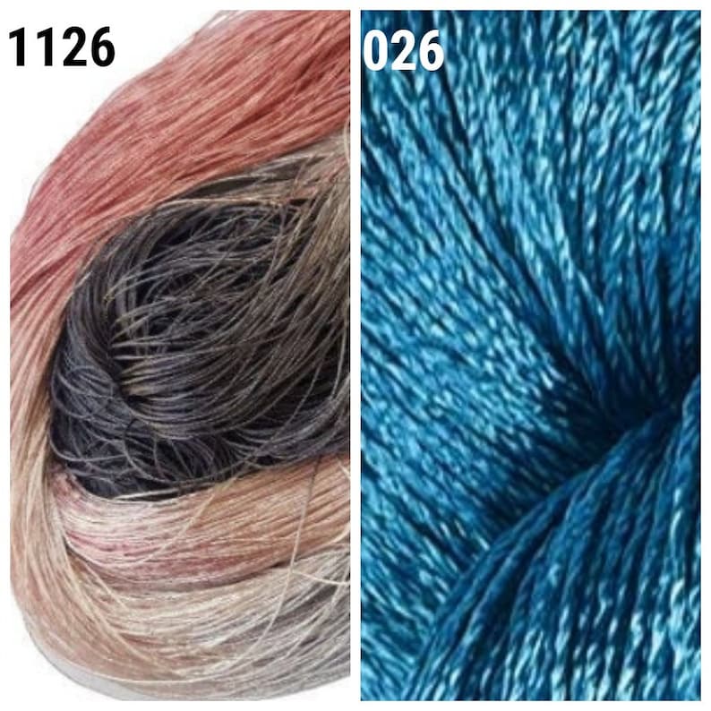 Viscose Silk Yarn for Crochet and Knitting Vegan Thin Thread Etsy