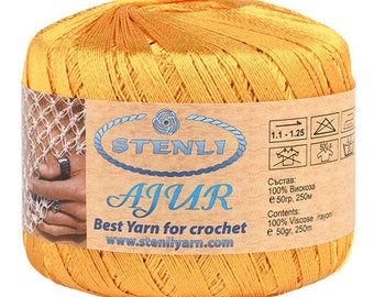 Hilo de seda de rayón viscosa, hilo fino vegano para crochet y tejido, hilo  para decoración del hogar, hilo fino para bordar y bisutería de crochet -   España
