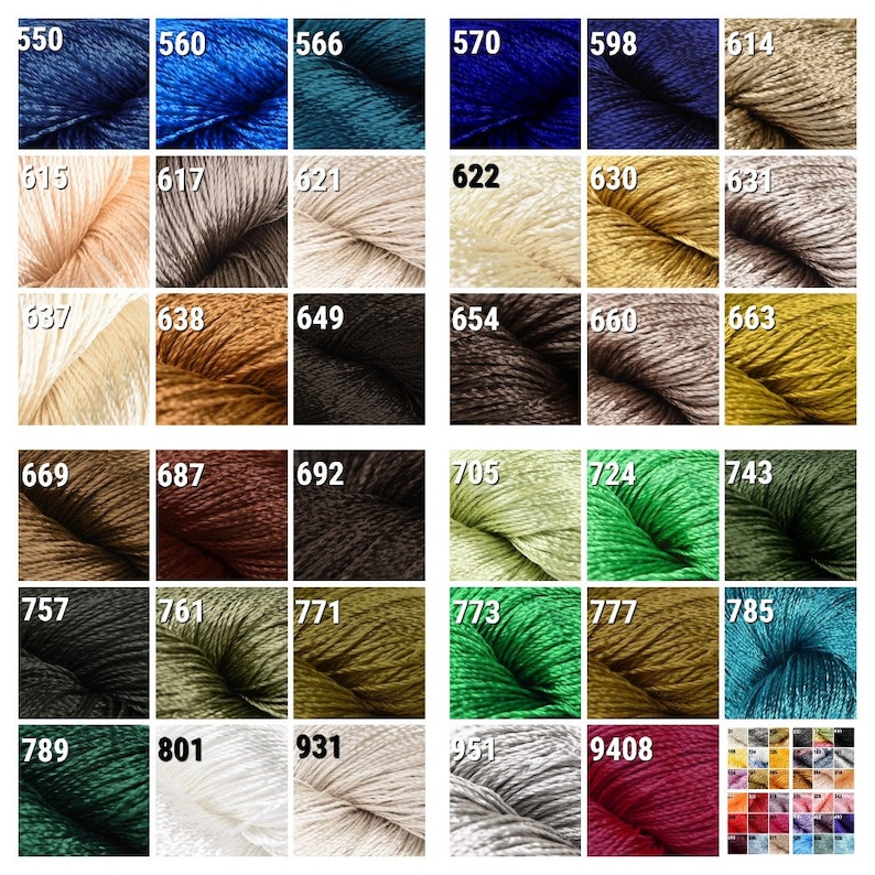 yarn for decorasione Viscose rayon silk yarn for crochet and knitting vegan thin yarn