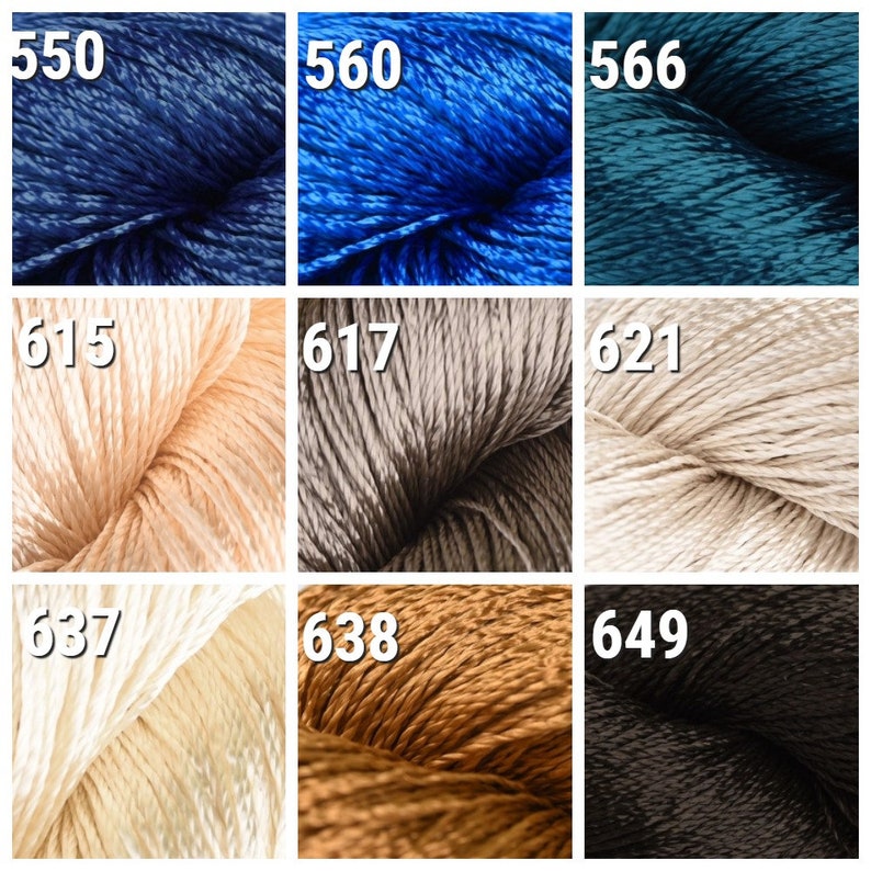 yarn for decorasione Viscose rayon silk yarn for crochet and knitting vegan thin yarn