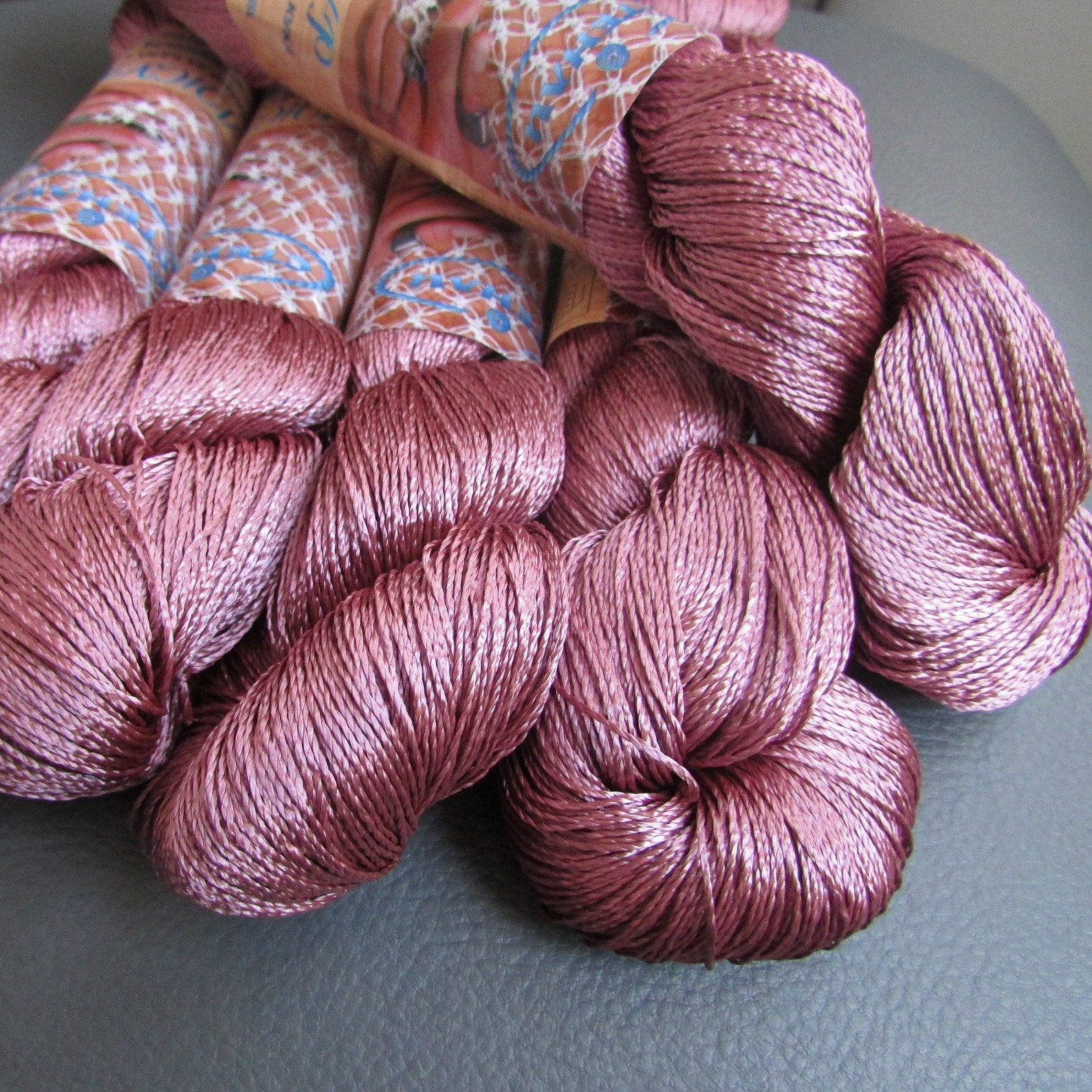 Viscose rayon silk yarn for crochet and knitting lace thin Etsy