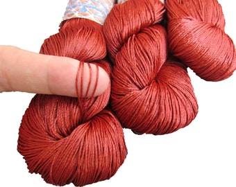 Viscose rayon silk yarn for crochet and knitting, lace thin shiny yarn, summer yarn, yarn for decorasione