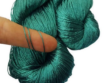 Viscose rayon silk yarn, yarn for crochet and knitting, yarn for jewellery and doll making, yarn for decoracion